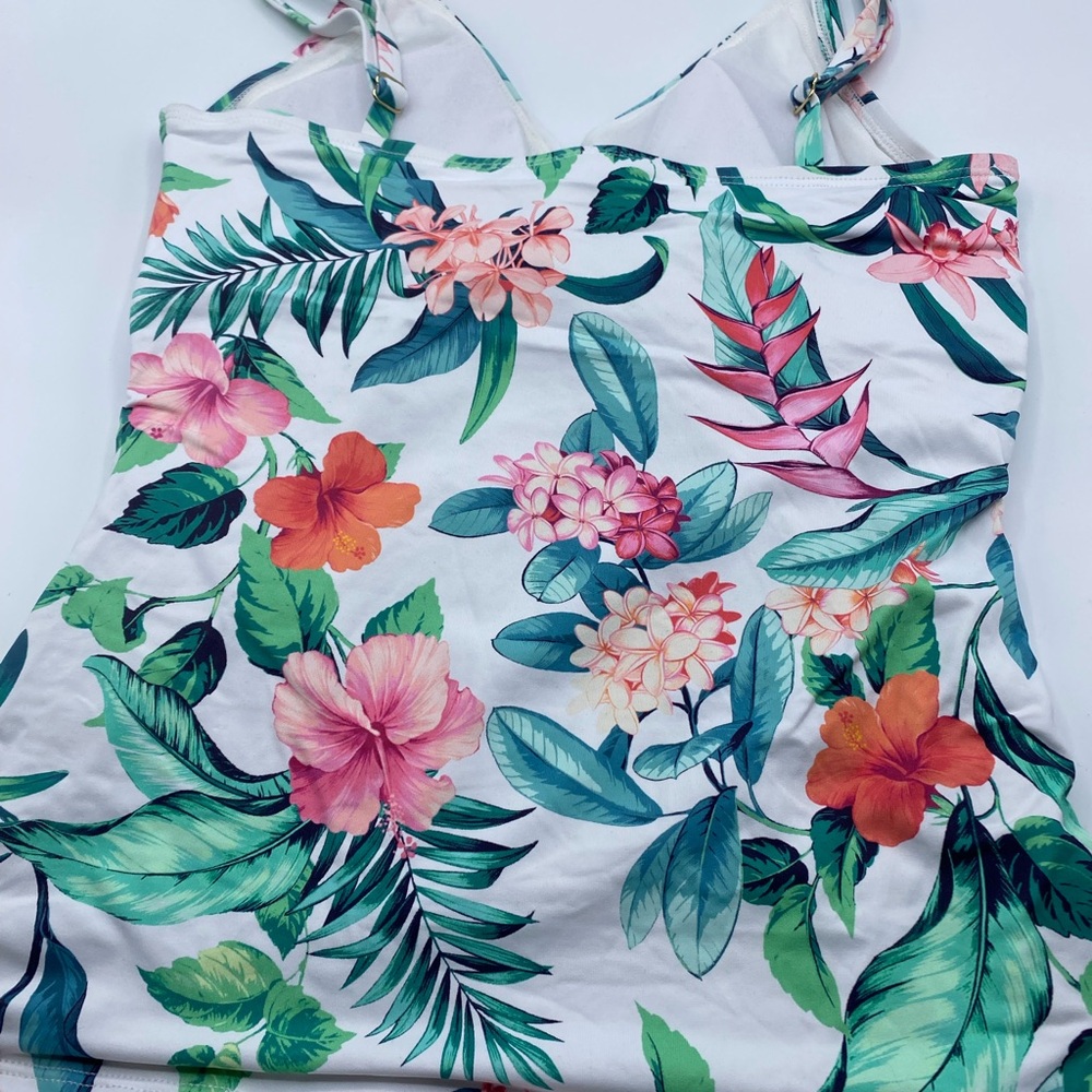 Tommy Bahama TROPI-CALLING‎ FLORAL UNDERWIRE TANKINI - Picture 6 of 8